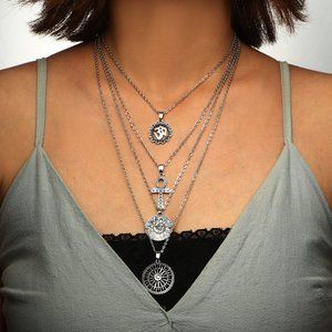 🎨Fashion Retro Suit Stacking Necklace